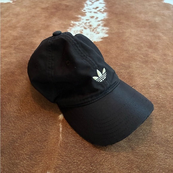 adidas Accessories - Adidas Classic Black Cap with White Logo